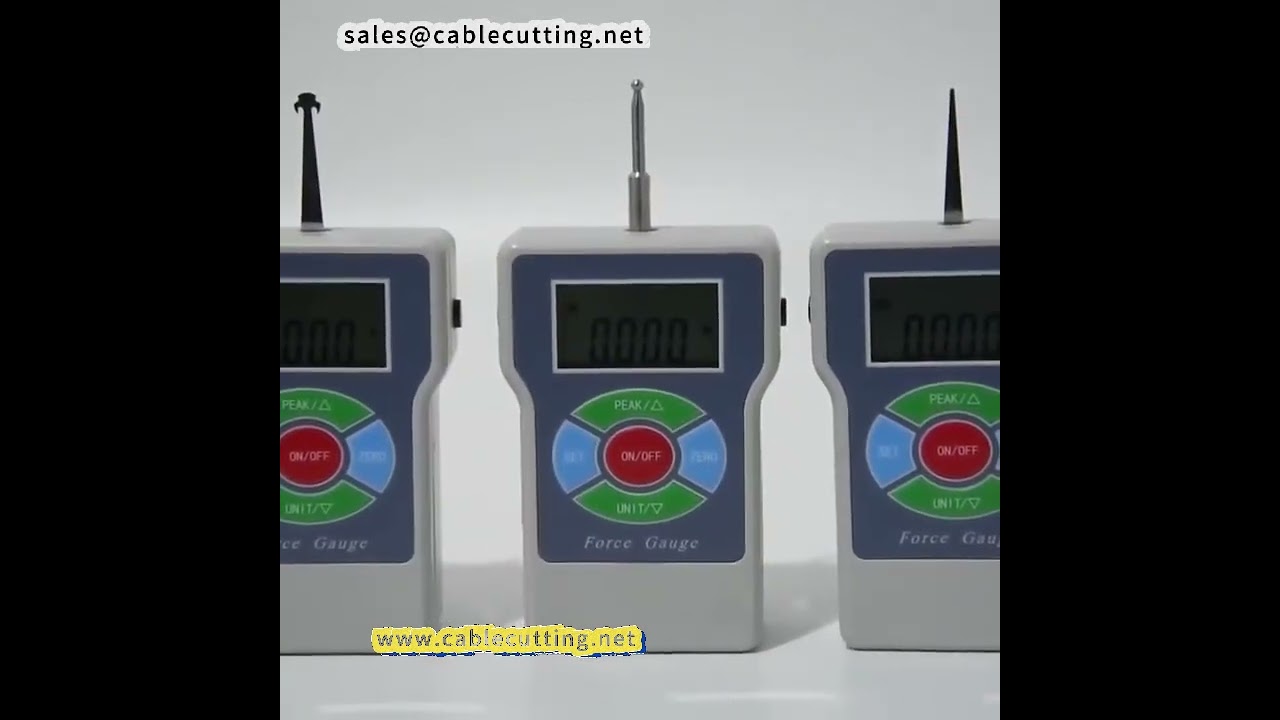 Digital tension meter, portable dynamometer, ETL, three kinds of side head switch contacts