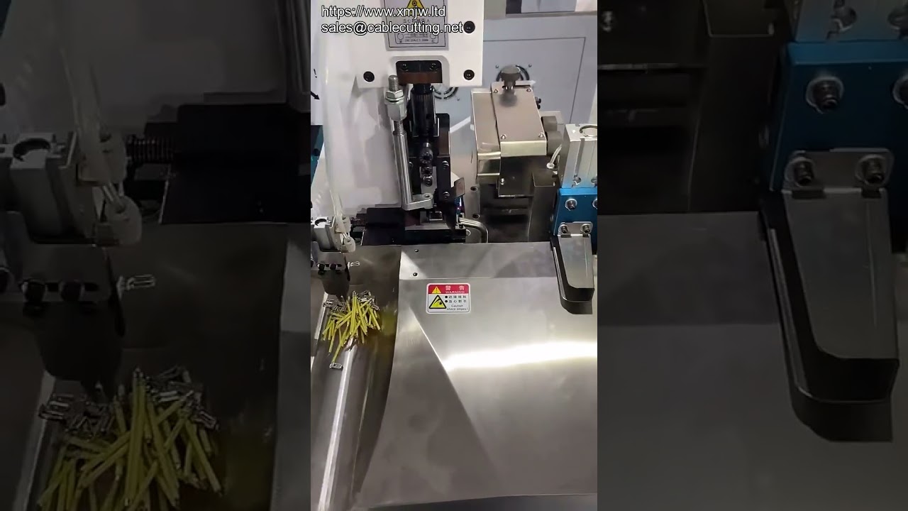 Full Automatic Mute Terminal Manual Cable Stripping Cutting Crimping Machine