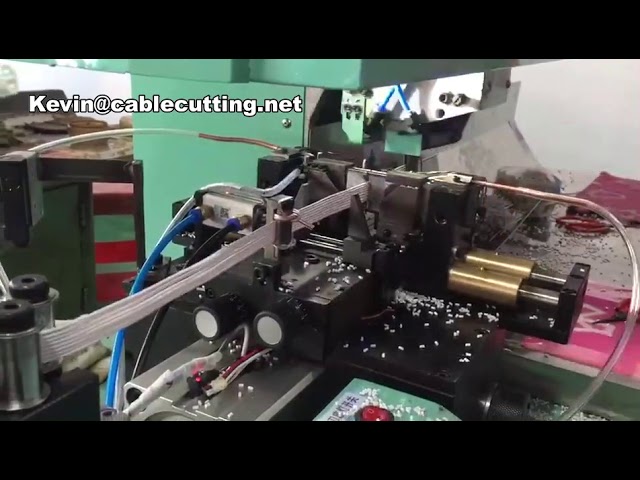 High-Speed Automatic Wire Cutting and Stripping Machine for Cable Processing