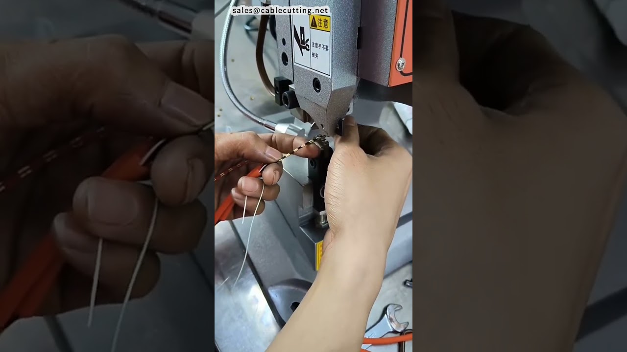 Copper Splice Crimping Machine for 3-in-1 Data Cable