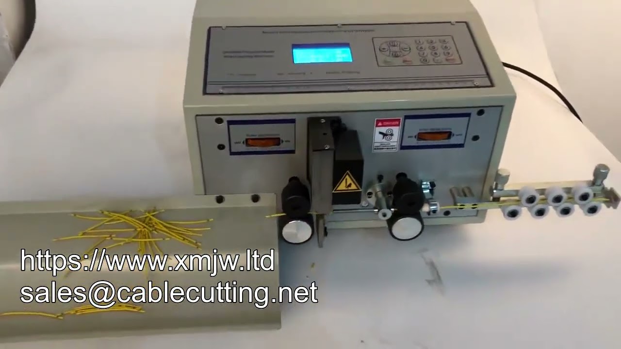 Multicore Cable Cut and Strip Machine for Industrial Automation