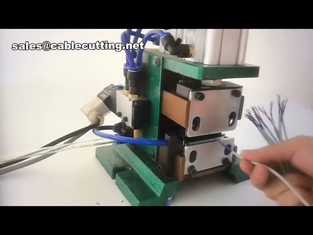 Pneumatic Multi-Core Wire Stripping Machine for Cable Peeling