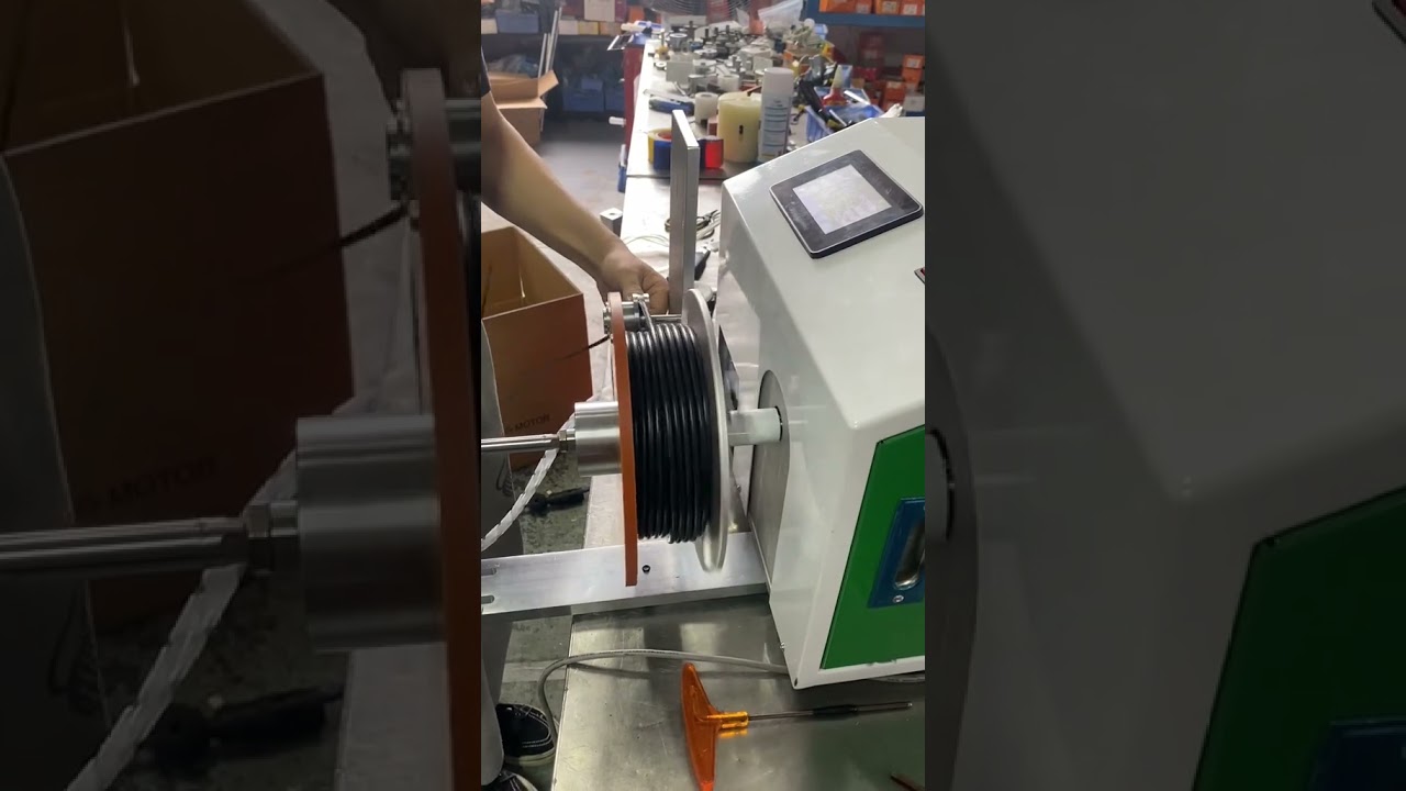 Automatic Sorting Wire Winder for Power Cords & Cable Packaging
