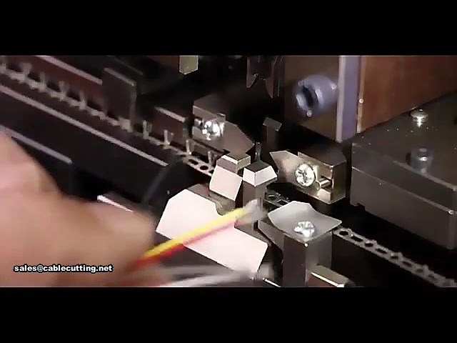 Automatic Wire Cutting Stripping and Terminal Crimping Machine