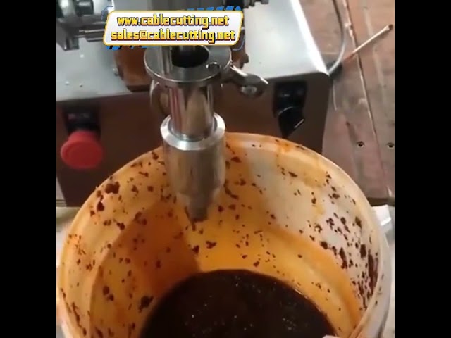 U-Type Pneumatic Peanut Butter Sauce Paste Filler and Mixing Machine