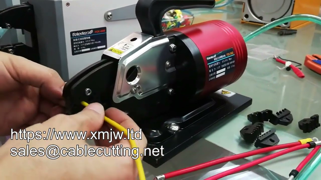 2-Ton Pneumatic Crimp Tool for Terminal and Electrical Wire Crimping Machine