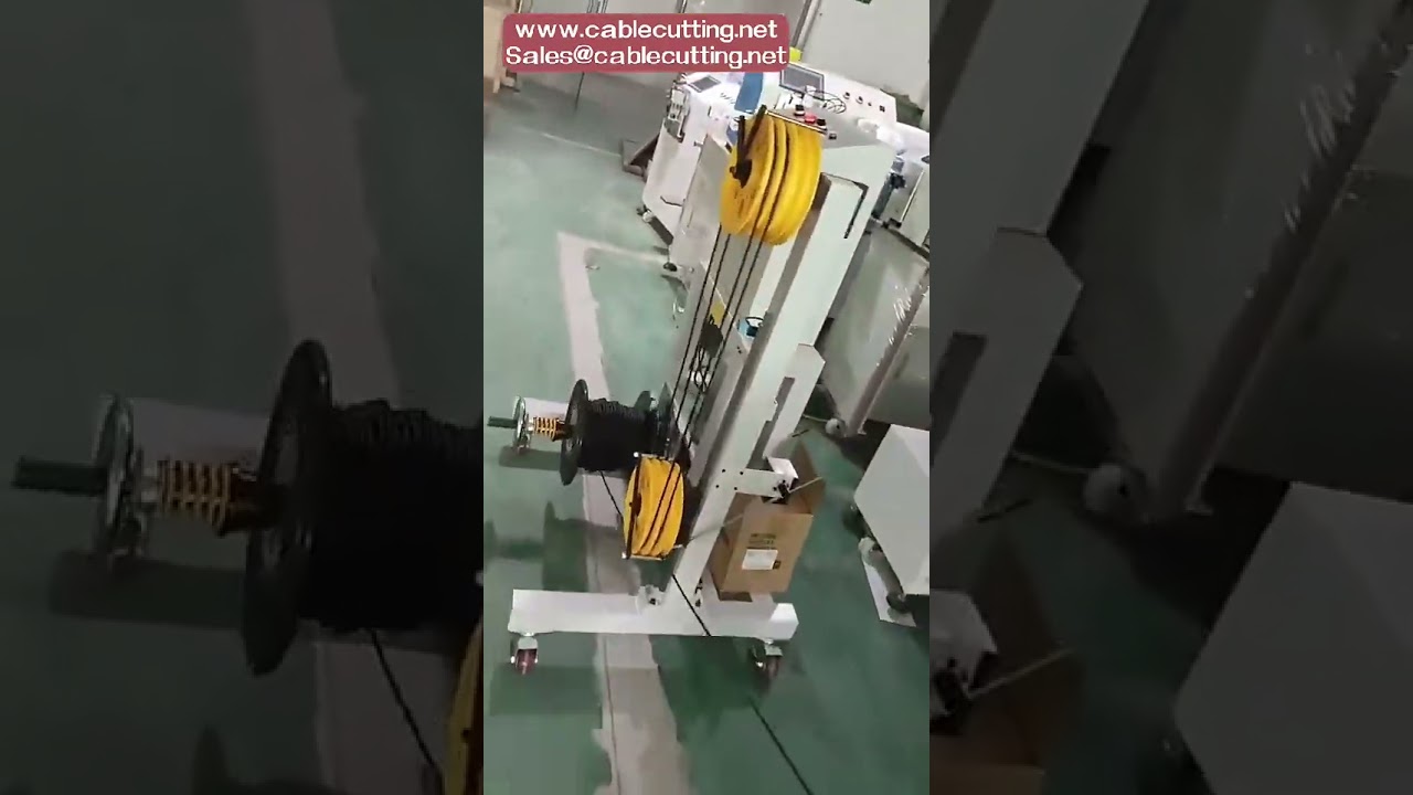 Wire Cable Meter Counting Cutting and Coiling Machine | Automatic Coiler