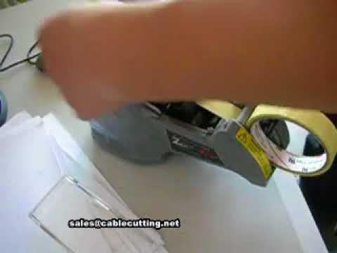 Auto tape cutting machine, adhesive tape slitter machine, packing machine