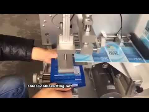 Manual Plastic Flat Bag Pouch Labeling Machine