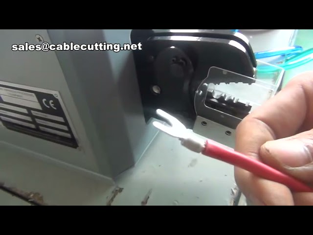 Pre-Insulated Terminal Crimper Machine | Automatic Wire Terminal Crimping