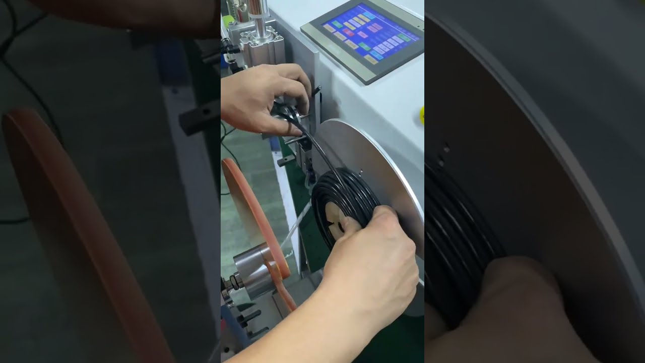 Desktop Automatic Wire Meter Counting, Traversing, Cutting, Winding & Tying All-in-One Machine