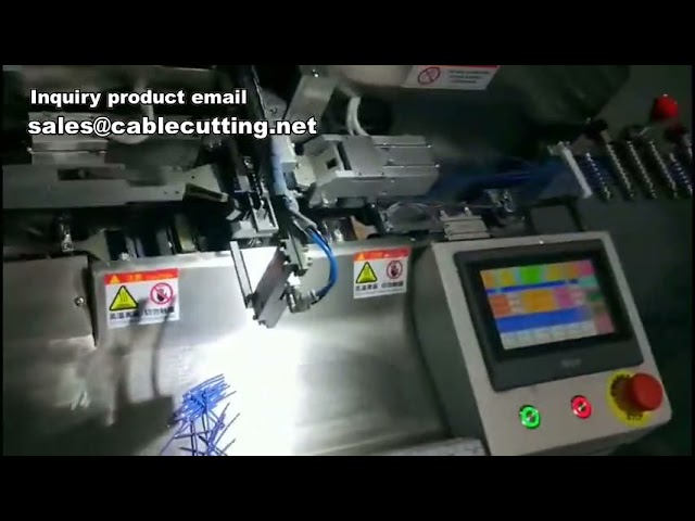 Automatic Wire Stripping, Twisting, and Tinning Machine for Small Wire Manufacturing