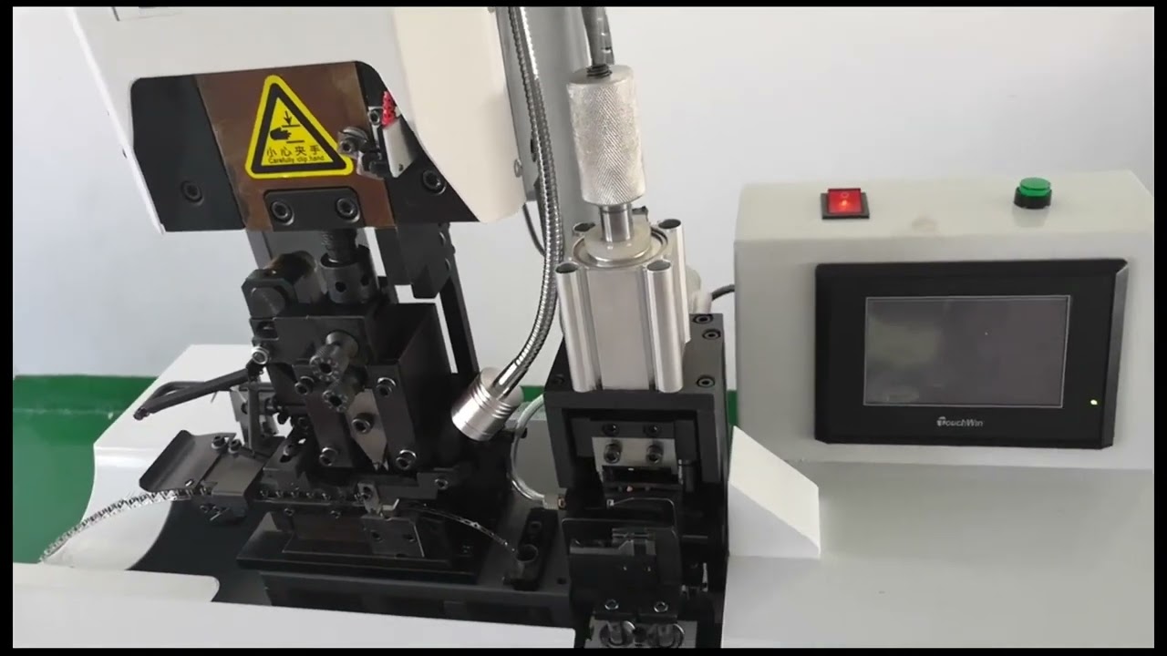 Copper Wire Stripping And Terminal Crimping Machine