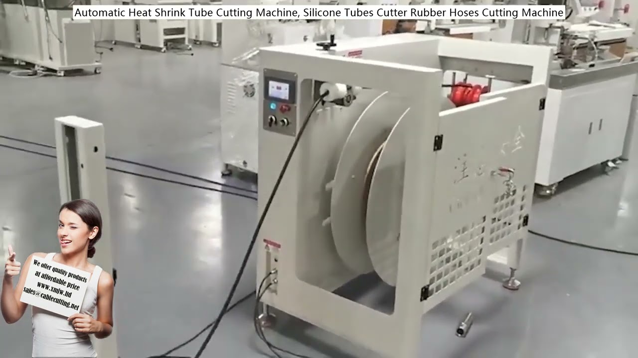 Automatic Heat Shrink Tube Cutting Machine for Silicone Tubes and Rubber Hoses