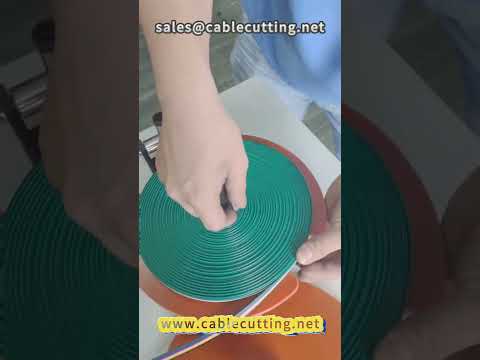 85  Flat wire, flat network cable, HDMI wire winding machine # wire processing # network cable #HDIM