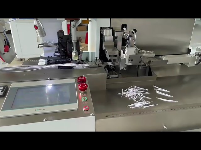 Fully Automatic Double Head Wire Cutting, Stripping & Dip Tinning Machine