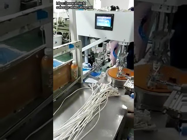 Photovoltaic Cable Winding and Coil Twist Tie Machine | Wire Coiling and Binding System