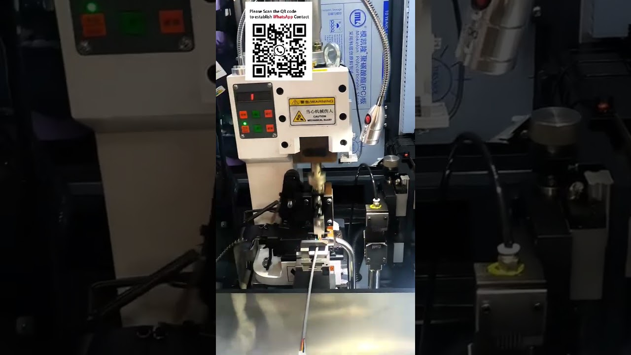 Multi-Core Jacketed Cable Processor for Strip, Crimp, and Vision-Pressure Insertion