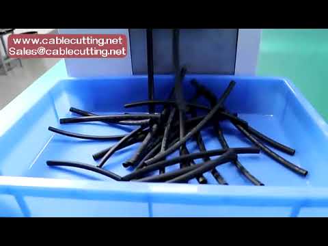 Rubber, Plastic, PET, PVC, PP, PU Pipe & Hose Heat Shrinkable Casing Tube Cutting Machine